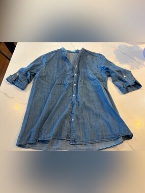 J. McLaughlin Denim Tunic in Large